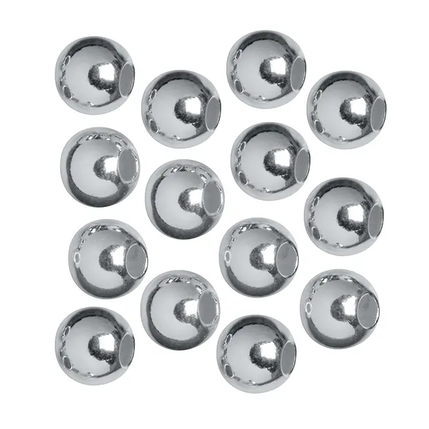 Kaschierkugel 4mm, Silber (ca. 520 St./VE) | GH Edelsteine, Heilsteine & Schmuck