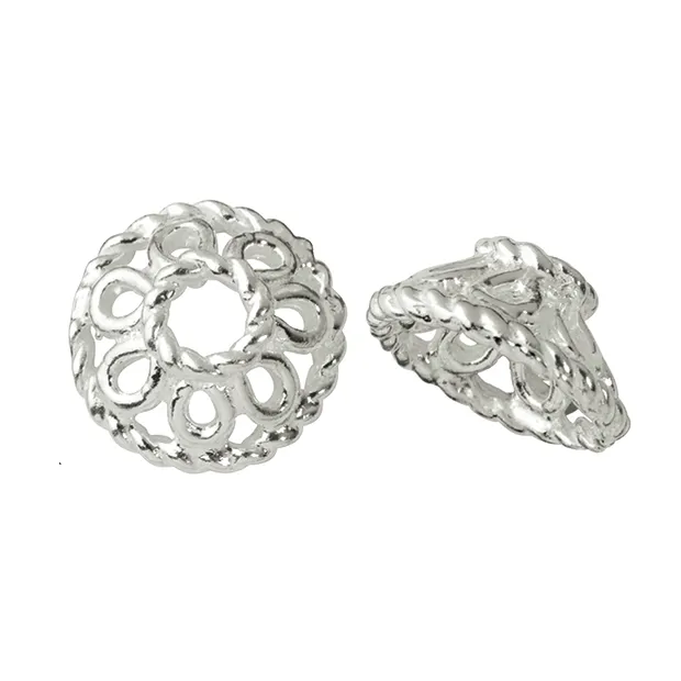 Cestino a mezza conchiglia 8 mm, argento (10 pz./ UC) | Marco Schreier