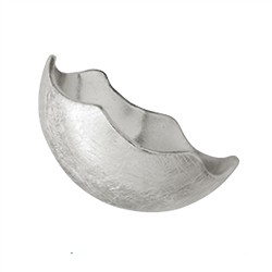 1905606022 Media concha borde ondulado 14mm, plata mate (4 uds./VE) | Marco Schreier