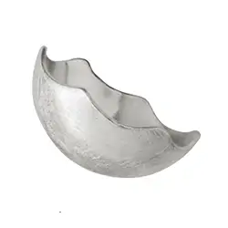 1905606022 Demi-coque bord ondulé 14mm, argent mat (4 pcs/UC) | Marco Schreier