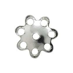 1905606051 Halbschale Bl&#xFC;te 5mm, Silber (138 St./VE) | GH Edelsteine, Heilsteine &amp; Schmuck