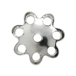1905606081 Fiore a mezza conchiglia 8 mm, argento (70 pz./ UC) | Marco Schreier