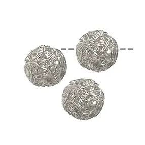 Bola de alambre 10mm, plata (3 uds./VE) | Marco Schreier