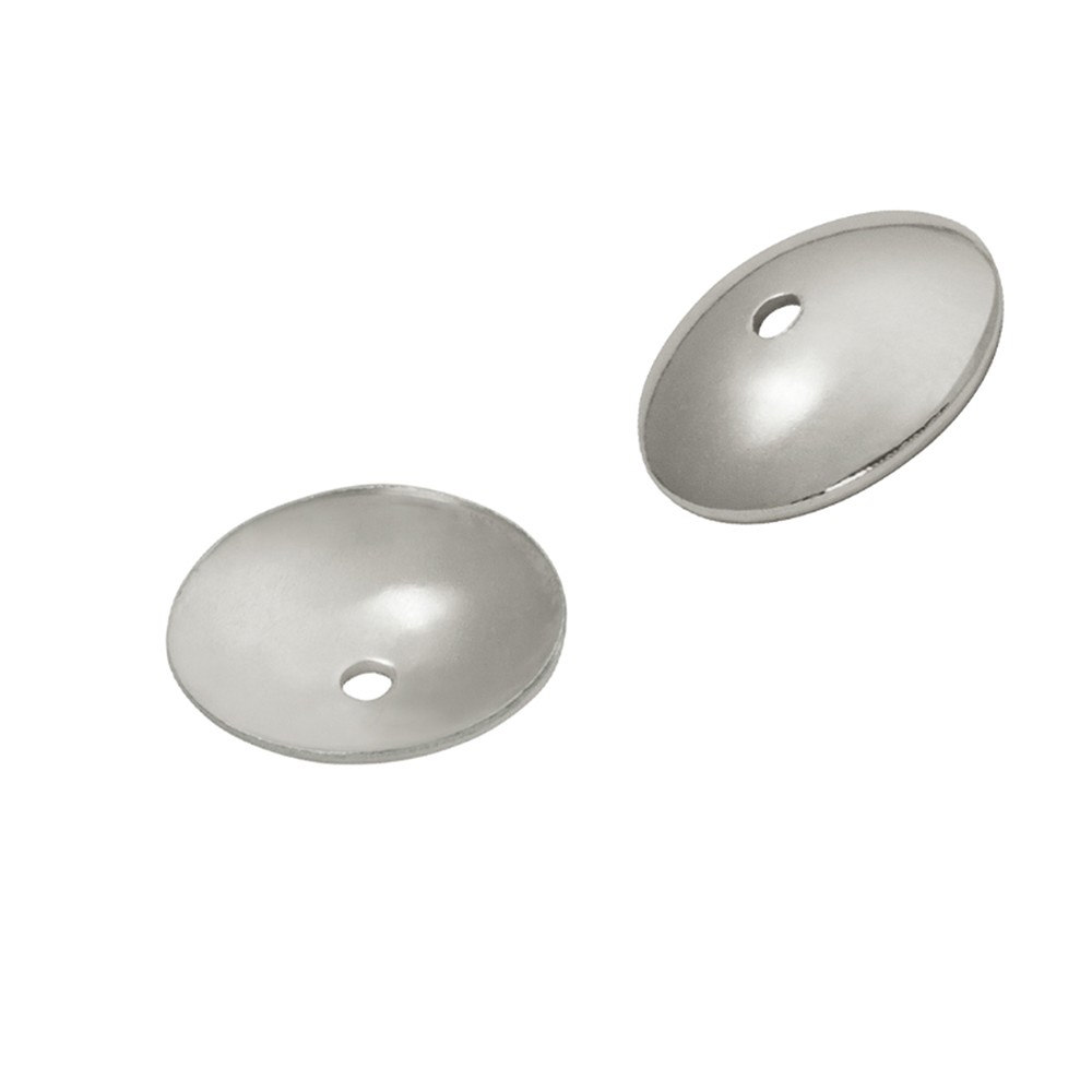 Halbschale Classic 8mm, Silber (25 St./VE) | GH Edelsteine, Heilsteine & Schmuck