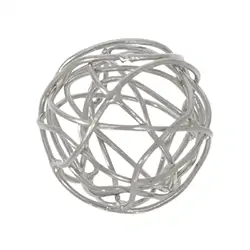 1905606201 Wire ball 20mm, silver ( 1 pc./ PU) | wholesaler gems, healing stones & jewelry