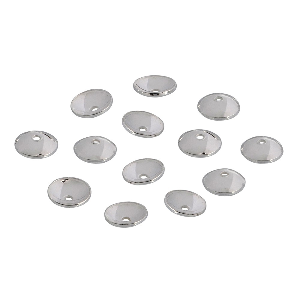 Half-shell Classic 3mm, silver (92 pcs./ PU) | wholesaler gems & healing stones