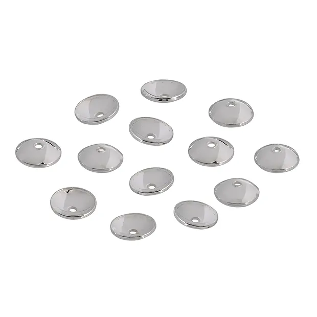Halbschale Classic 3mm, Silber (92 St./VE) | GH Edelsteine, Heilsteine & Schmuck