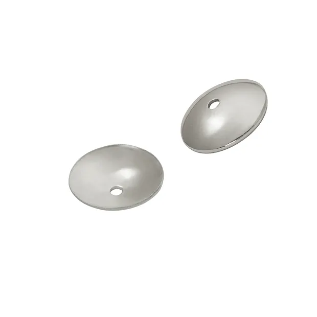 Half shell Classic 5mm, silver (60 pcs./ PU) | wholesaler gems & healing stones