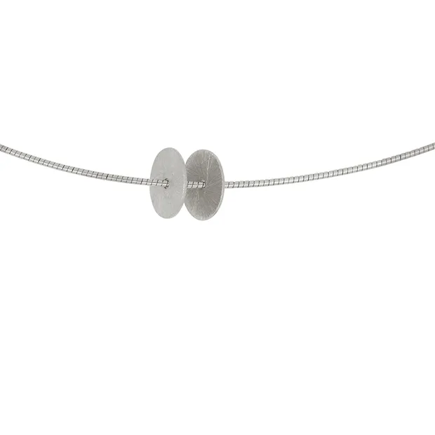 Disc 10mm, silver matt (6 pcs./ PU) | wholesaler gems, healing stones & jewelry