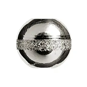 Ball "Saturn" 10mm, silver (3 pcs./ PU) | wholesaler gems & healing stones