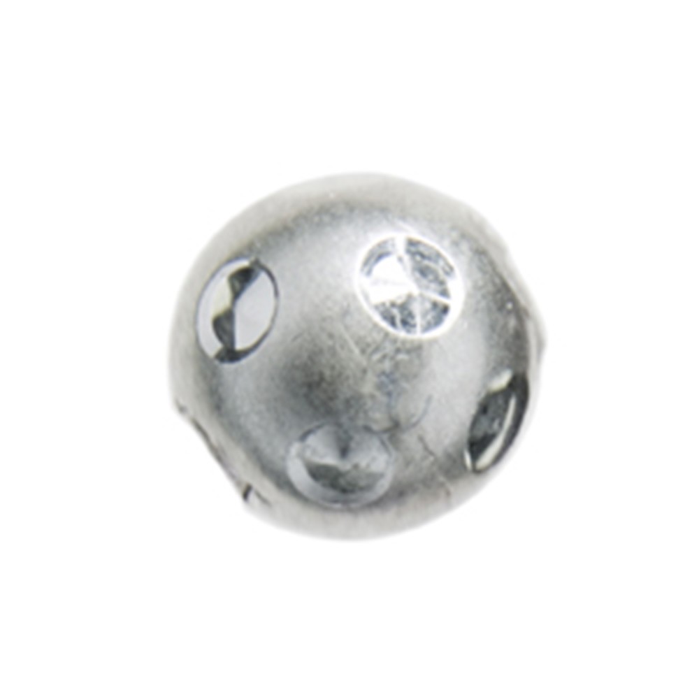 Kugel "Mond" 06mm, Silber (12 St./VE) | Edelsteine, Heilsteine & Schmuck-Handel