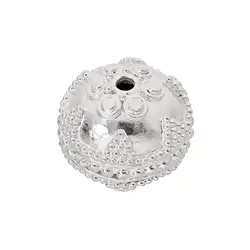 1905609071 Ornamental bead triangle decor 14mm, silver (1 pc./ PU) | Marco Schreier