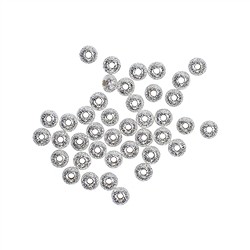 1905612033 Lente 3 mm, diamantata argento (92 pz./ UC) | grossista gemme e pietre curative