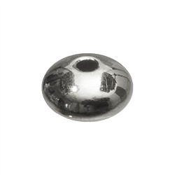 1905612041 Lense 4mm, silver (50 pcs./ PU) | wholesaler gems, healing stones & jewelry