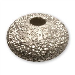 1905612043 Lense 4mm, silver diamond-coated (50 pcs./ PU) | gems, healing stones & jewelry