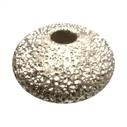 1905612053 Linse 5mm, Silber diamantiert (28 St./VE) | GH Edelsteine, Heilsteine & Schmuck