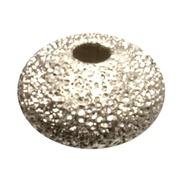 Linse 5mm, Silber diamantiert (28 St./VE) | GH Edelsteine, Heilsteine & Schmuck