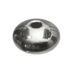 1905612061 Linse 6mm, Silber (12 St./VE) | Großhändler Edelsteine, Heilsteine & Schmuck