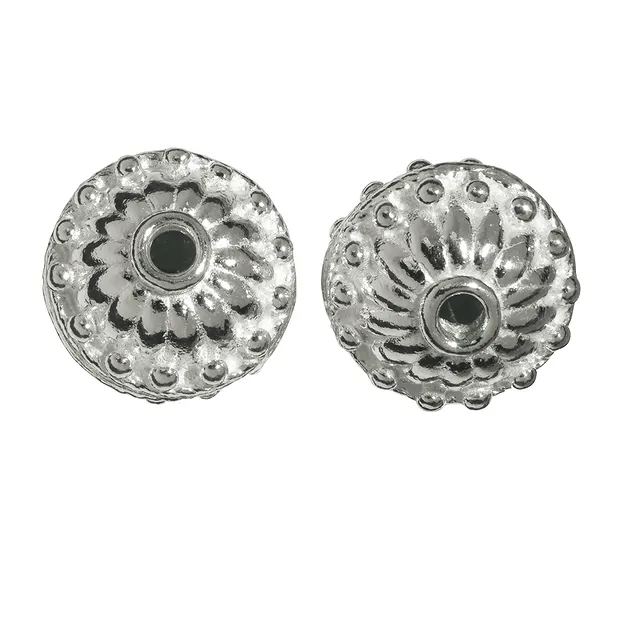 Orient-Linse 12mm, Silber (2 St./VE) | Schreier Edelsteine, Heilsteine & Schmuck