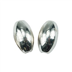 1905613041 Oliva 4mm, plata (26 unid./VE) | piedras preciosas, piedras curativas y joyería