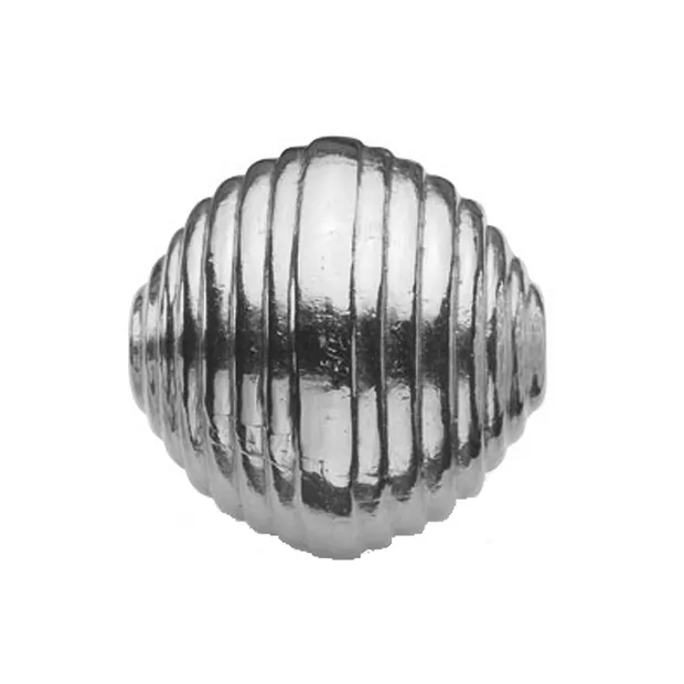 Boule à rainures 12mm, argent (1 pc/UC) | Marco Schreier