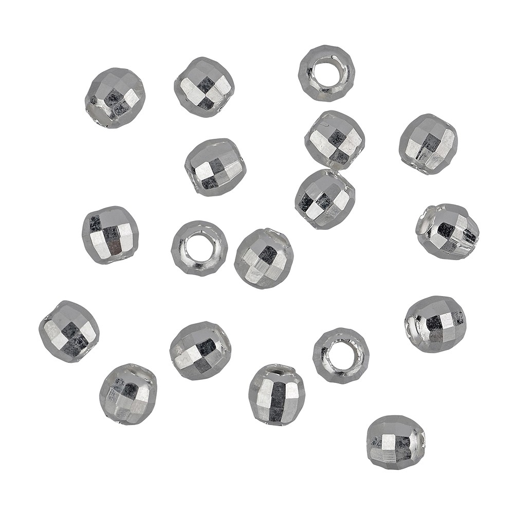 Boule 03,0mm, argent, facetté (65 pcs/UC) | Marco Schreier