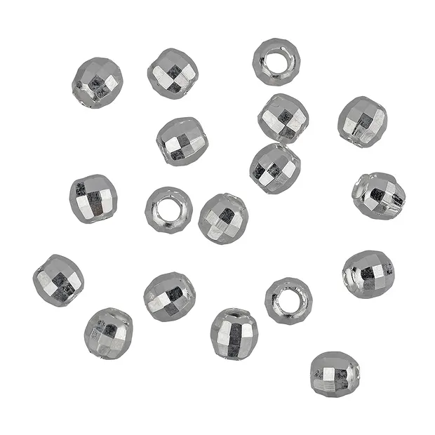 Boule 04,0mm, argent, facetté (40 pcs/UC) | Marco Schreier