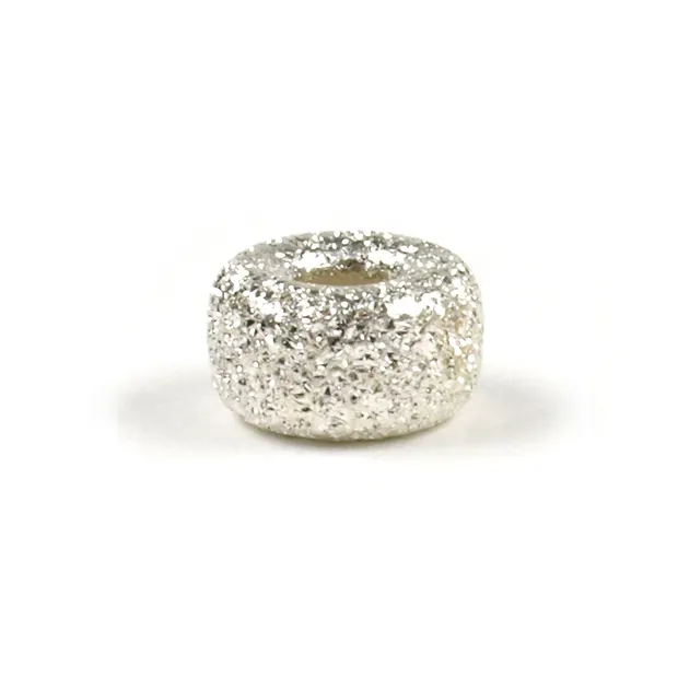 Rondell 3mm, silver diamond-coated (94 pcs./ PU) | Marco Schreier