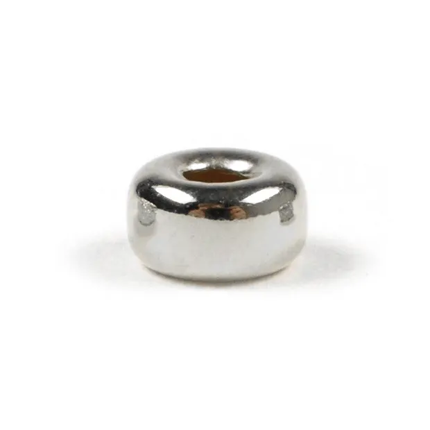 Rondell 4mm, Silber (52 St./VE) | Großhändler Edelsteine, Heilsteine & Schmuck