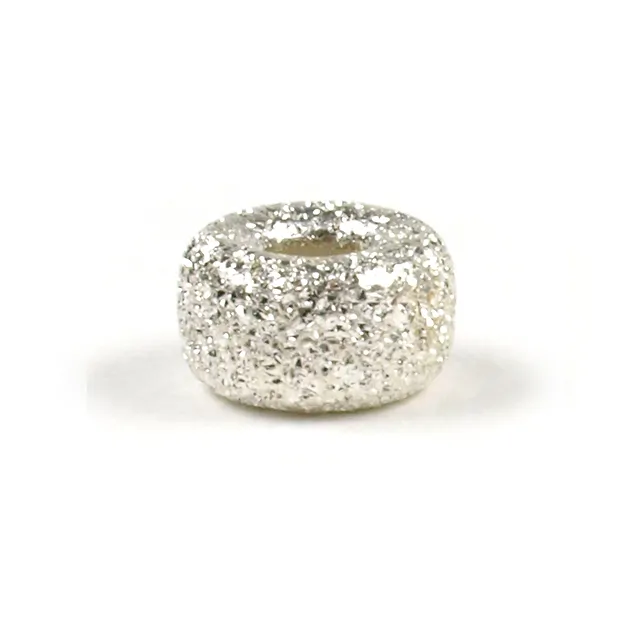 Rondell 5mm, Silber diamantiert (29 St./VE) | Edelsteine, Heilsteine & Schmuck