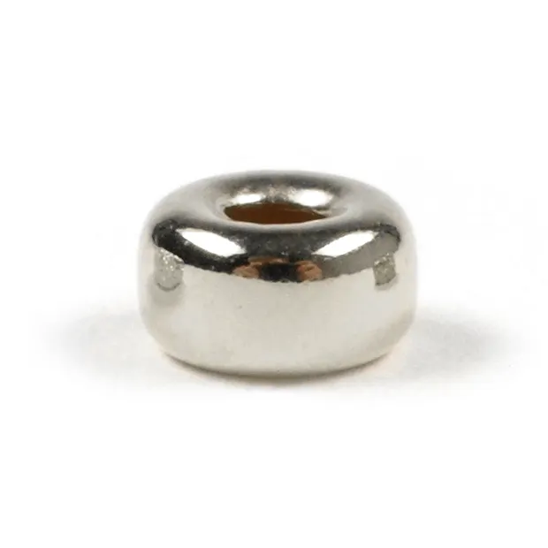 Rondell 6mm, Silber (13 St./VE) | Großhändler Edelsteine, Heilsteine & Schmuck