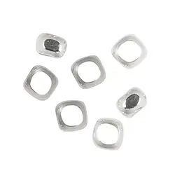 1905622101 Rondel "Quadrat" 3,5mm, Silber (50 St./VE) | GH Edelsteine, Heilsteine & Schmuck