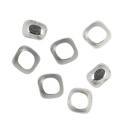 1905622111 Rondel "Square" 5mm, argento (24 pz./ UC) | grossista gemme e pietre curative