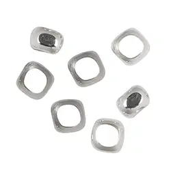 1905622111 Rondel "Quadrat" 5mm, Silber (24 St./VE) | GH Edelsteine, Heilsteine & Schmuck