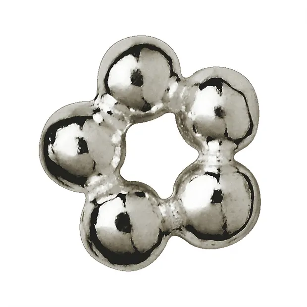 Ball ring 4mm, silver (48 pcs./ PU) | wholesaler gems, healing stones & jewelry