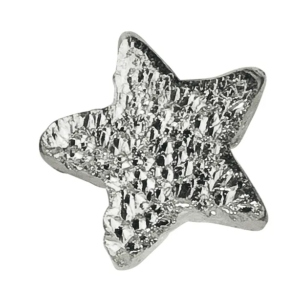 Sparkling stars 5mm, silver diamond-coated (25 pcs./ PU) | Marco Schreier