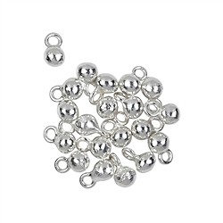 1905623361 Kugel mit Öse 4mm, Silber | Schreier Großhandel Edelsteine, Heilsteine & Schmuck