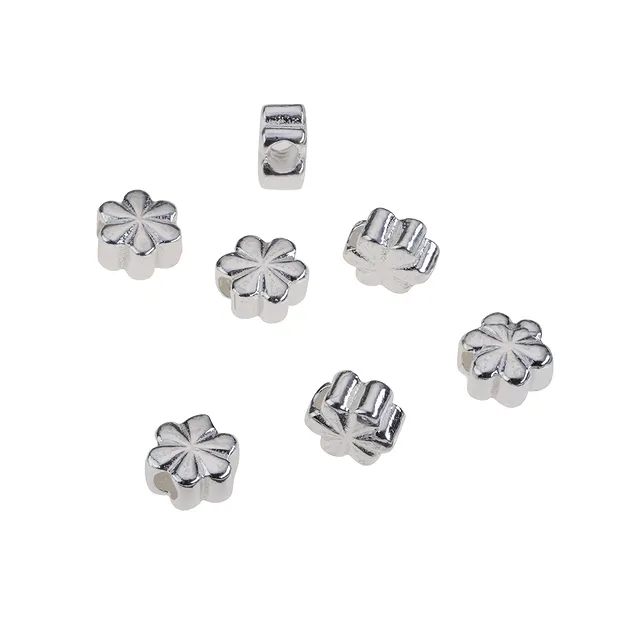 Quadrifoglio 5,0 mm, argento (10 pz./ UC) | grossista gemme e pietre curative
