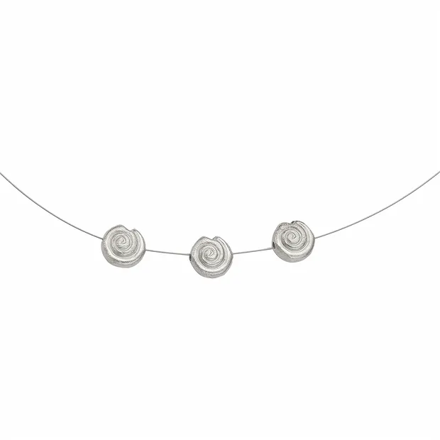 Lumache 10 mm, argento opaco (4 pz./ UC) | grossista gemme e pietre curative