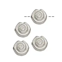 1905624062 Lumache 10 mm, argento opaco (4 pz./ UC) | grossista gemme e pietre curative