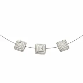 Meandro cuadrado 10mm, plata (1 ud./VE) | Marco Schreier