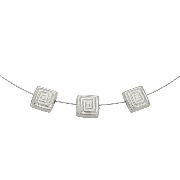 Carré méandre 10mm, argent (1 pc/UC) | Marco Schreier
