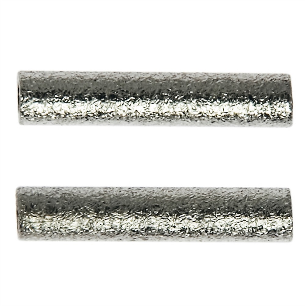 Tubes 02 x 10mm, argent mat (24 pcs/UC) | Marco Schreier