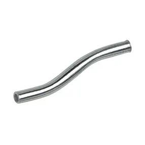Tubes "Wave" 13mm, silver (55 pcs./ PU) | wholesaler gems & healing stones