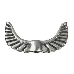 1905647021 Wings "Eagle" 18mm, silver (4 pcs./ PU) | wholesaler gems & healing stones