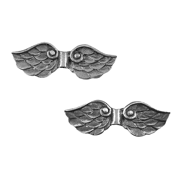 Ali "Pegasus" 25 mm, argento (2 pz./ UC) | grossista gemme e pietre curative