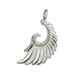 1905648011 Wings "Aariel" 21mm, silver (2 pcs./ PU) | wholesaler gems & healing stones