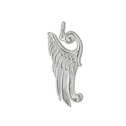 1905648051 Wings "Kyriel" 27mm, silver (2 pcs./ PU) | wholesaler gems & healing stones