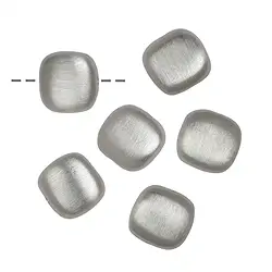 1905651022 Quader flach längs gebohrt 8 x 8mm, Silber matt (6 St./VE) | Marco Schreier