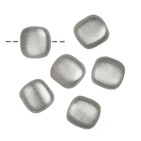 Parallélépipède rectangle plat percé en longueur, 8mm, mat (6 pcs/UC) | Marco Schreier
